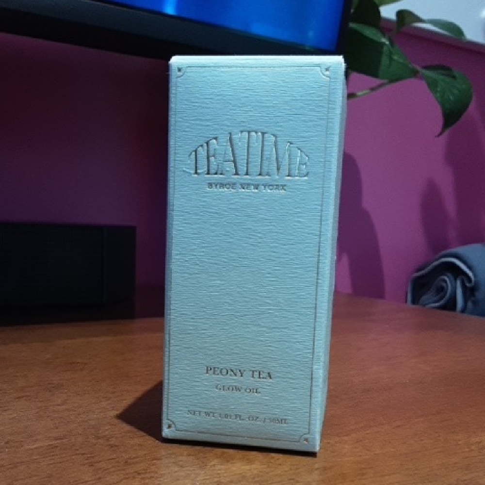 Teatime Peony Tea Glow Oil - Blue